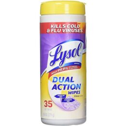 LYSOL DISINFECTING WIPES DUAL ACTION