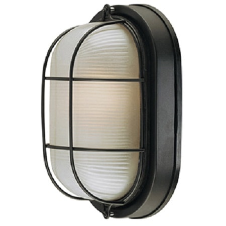 Westinghouse 61075 Lámpara de Pared para Exteriores con LED Regulable 9 W Acabado en Negro con Cristal Esmerilado 