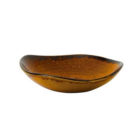 WOBBLY BOWL 30 CM HARVEST MARRON