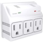 PROTECTOR DE VOLTAJE ENCHUFE MULTIPLE 3 SALIDAS STANLEY