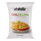EL VALLE PATATAS LISA SABOR CHILI Y LIMA