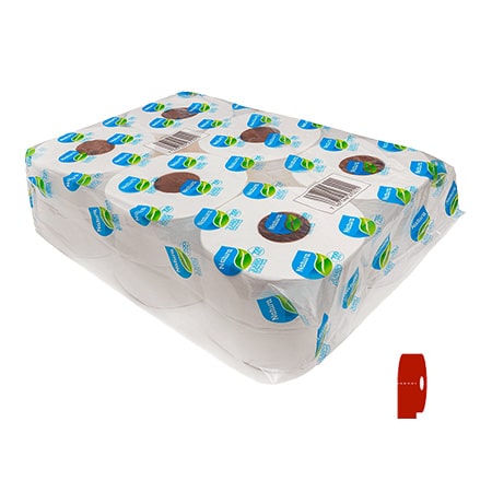 Rollos de papel higiénico jumbo de 3 capas, papel de seda de baño comercial  de 9 pulgadas, 600 pies de largo, compatible con dispensador de inodoro