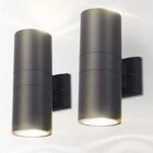 APLIQUE EXTERIOR LISO NEGRO