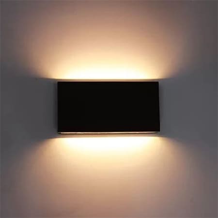 APLIQUE LED INTEGRADO RECTANGULAR DOBLE LUZ