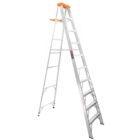 ESCALERA DE TIJERA CON BANDEJA 9 ESCALONES