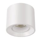 LAMPARA TECHO GU10 SUPERFICIE REDONDA BLANCA