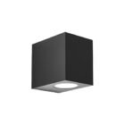 LAMPARA PARED EXTERIOR GU10 CUADRADA NEGRA