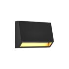 LAMPARA PARED EXTERIOR 2W NEGRA CCT