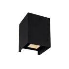 LAMPARA PARED EXTERIOR 6W/3000K CUADRADA NEGRA