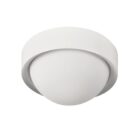 LAMPARA TECHO PLAFON REDONDA 9'' SUPERFICIE BLANCO