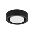 LAMPARA TECHO PLAFON REDONDA 10'' SUPERFICIE NEGRO