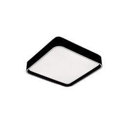 LAMPARA LED TECHO PLAFON 19'' CUADRADA 60W CCT NEGRO