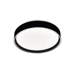 LAMPARA LED TECHO PLAFON 15'' REDONDA 36W CCT NEGRO